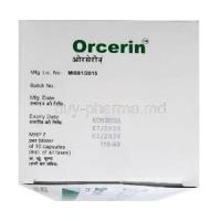 Orcerin, Diacerein 50 mg box side