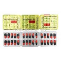 Doxycycline Capsules IP 100mg, sheet front and back view