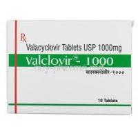 Valclovir -1000, Valacyclovir 1000mg,Box