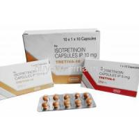 Tretiva, Isotretinoin 5mg, 10mg box and capsules