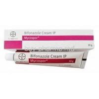 Mycospor Cream, Bifonazole 1% 30g box and tube