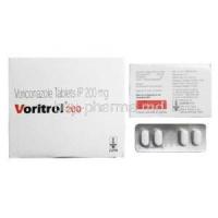 Voritrol Voriconazole 200mg box and tablet