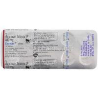 Zovirax 400 mg tablet packaging