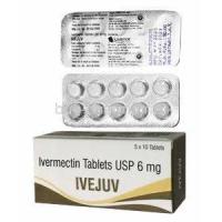 Ivejuv, Ivermectin 6 mg box and box