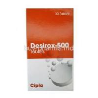 Desirox, Deferasirox 500 mg box