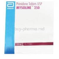 Mysoline, Primidone 250mg, Abbott Healthcare, Box front view