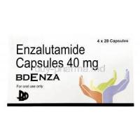 Bdenza , Enzalutamide 40mg, 28capsules, Prakash Biopharma, Box