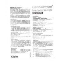 Granicip, Generic  Kytril, Granisetron Injection information sheet 2