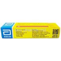 Kenacort Oromucosal Paste, Triamcinolone 0.1%w/w,Oromucosal Paste 5g, Box information, Manufacturer