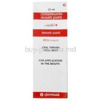 Candid Mouth Paint, Clotrimazole 1%w/v, Mouth Paint 25ml, Glenmark, Box front view-2