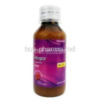 Allegra Suspension, Fexofenadine 30mg/5mL, Suspension 100mL,Bottle
