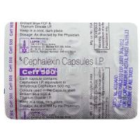 Ceff 500, Generic  Keflex,  Cephalexin Packaging