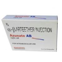 Azunate AB, Arteether 150mg Injection vial 2ml, Macleods Pharmaceuticals Pvt Ltd, Box front view