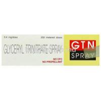 GTN Spray, Glyceryl Trinitrate Box