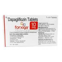 Forxiga, Dapagliflozin 10mg, 98 tablets, AstraZeneca, Box information, Manufacturer