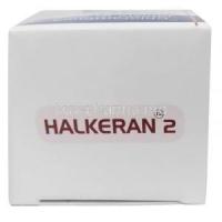 Halkeran 2,Chlorambucil 2mg, 30tablets, Halsted Pharma, Box top view