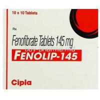 Fenolip, Generic  Tricor,  Fenofibrate 145 Mg Box