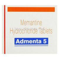Admenta, Generic  Namenda ,  Memantine 5 Mg Box