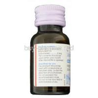 Asthalin, Salbutamol  Respirator Solution Bottle Composition