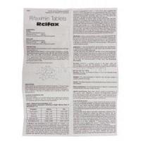 Rcifax,  Rifaximin 200 Mg Information Sheet