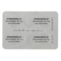 Sumagran 50 Mg,  Generic Imitrex,  Imigran  Packaging