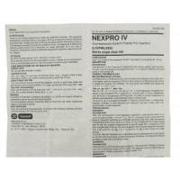 Nexpro IV, Generic Nexium, Esomeprazole Injection information sheet 6