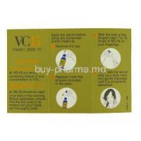 VC 15 Vitamin C Serum information sheet 1