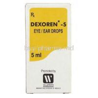 Dexoren S, Dexamethasone / Chloraphenico Ear/ Eye Drops box