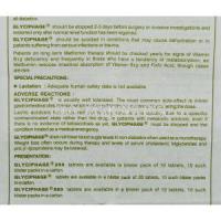 Glyciphage, Generic  Glucophage, Metformin 850 mg information sheet 6