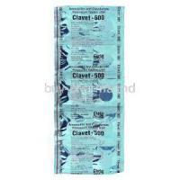 Clavet, Generic Synulox 500 mg packaging