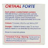 Orthal Forte, Trypsin Chymotrypsin box composition