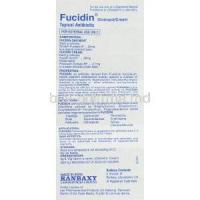 Fucidin, Fusidic Acid Cream information sheet