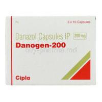 Danogen, Generic Danocrine, Danazol 200 mg box