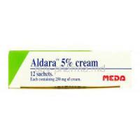 Aldara Cream box information
