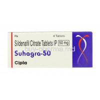 Suhagra, Sildenafil 50 mg box