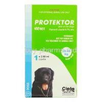 Protektor Spot-On, Generic Frontline Plus for small dogs 2.68 ml pipette (20-40 kg dog)