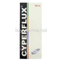 Cyperflux , Generic Nix , Permethrin, Shampoo box