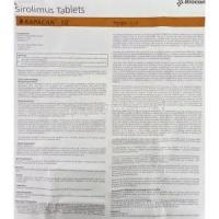 Rapacan, Generic  Rapamune, Sirolimus 1 mg information sheet 1