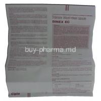 Dinex EC, Generic Videx, Didanosine  250 mg information sheet 1