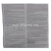 Eptus, Generic Inspra,  Eplerenone 50 mg information sheet 2
