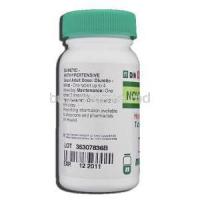 Novo, Hydrochlorothiazide  25 mg container usage information