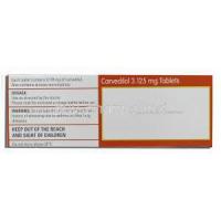 Carvedilol 3.125 mg box information
