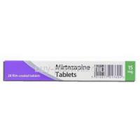 Mirtazapine 15 mg 28 tablets