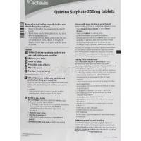 Quinine 300 mg information sheet 1