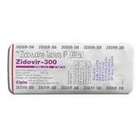 Zidovir , Generic  Retrovir, Zidovudine 300 mg packaging