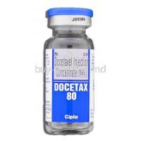 Docetax, Generic Taxotere /Docetaxel, Ticlopidine 80 mg Injection Vial