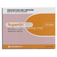 Nupentin, Gabapentin 300 mg box