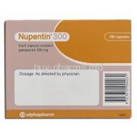 Nupentin, Gabapentin 300 mg Alphapharm