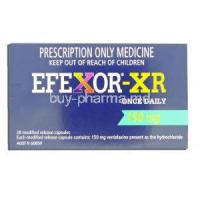 Efexor-XR, Venlafaxine  150 mg box