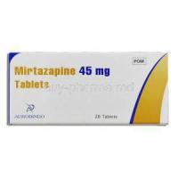 Mirtazapine 45 mg box